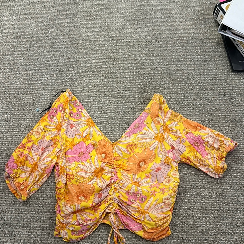 h&m floral top